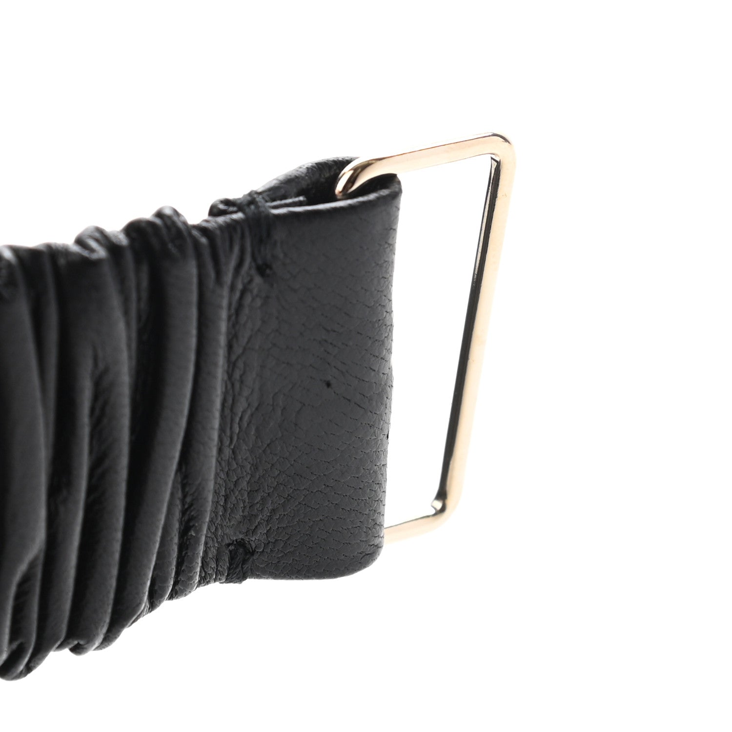 Chanel Lambskin Crystal CC Belt 85 34 Black 3 of 5
