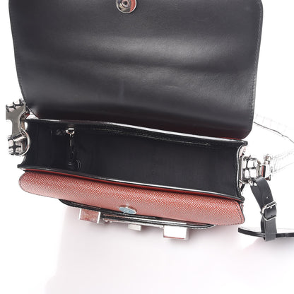 Proenza Schouler Calfskin Crocodile Embossed Minigrain Mini PS11 Classic Shoulder Bag Brick 5 of 8