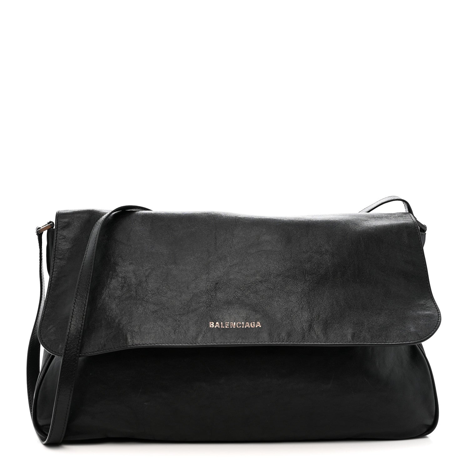 Balenciaga Agneau Large Grungy Messenger Black 1 of 12