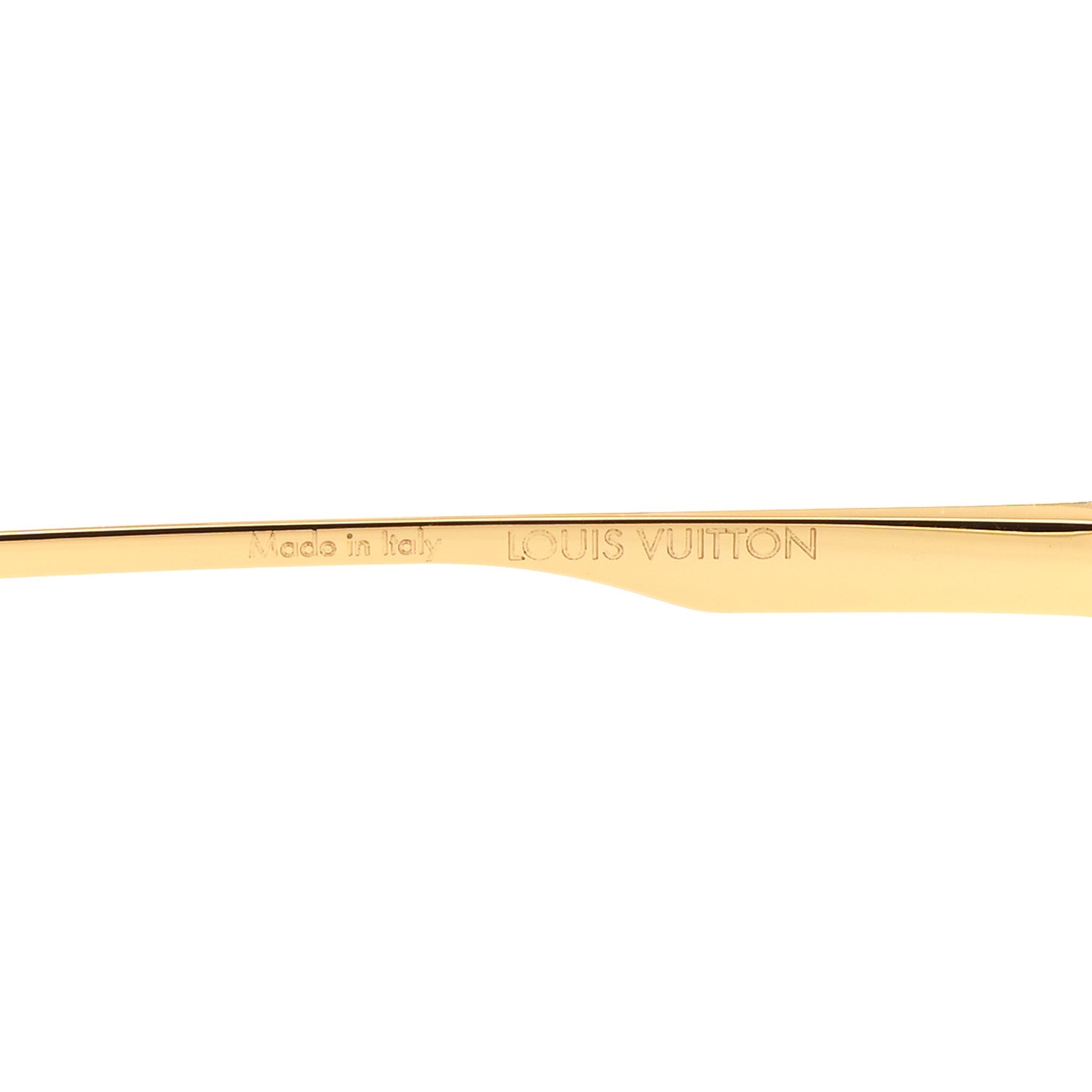 Louis Vuitton Monogram LV Flash Sunglasses Z1493U Gold 1834661