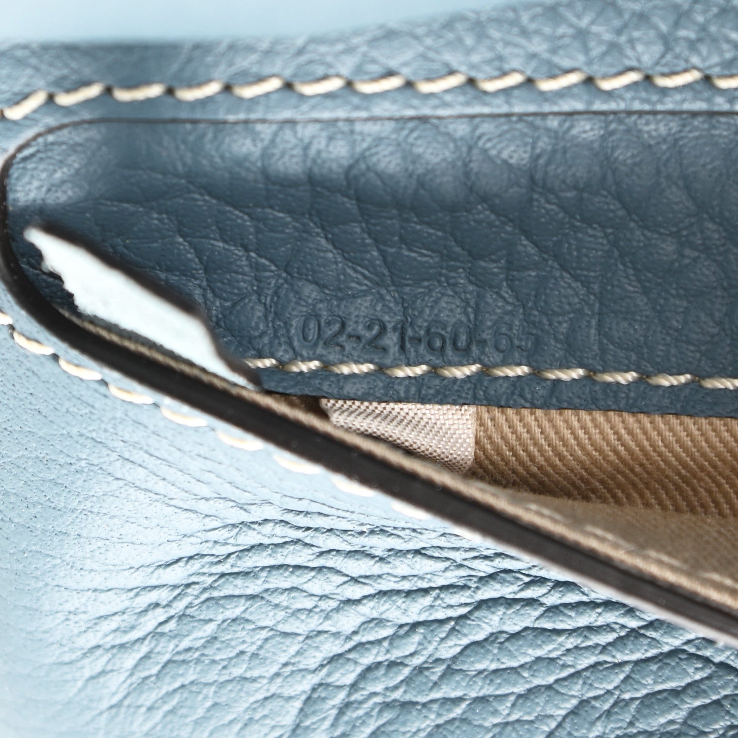 Chloe Raffia Small Grain Calfskin Small Marcie Basket Mirage Blue 9 of 12