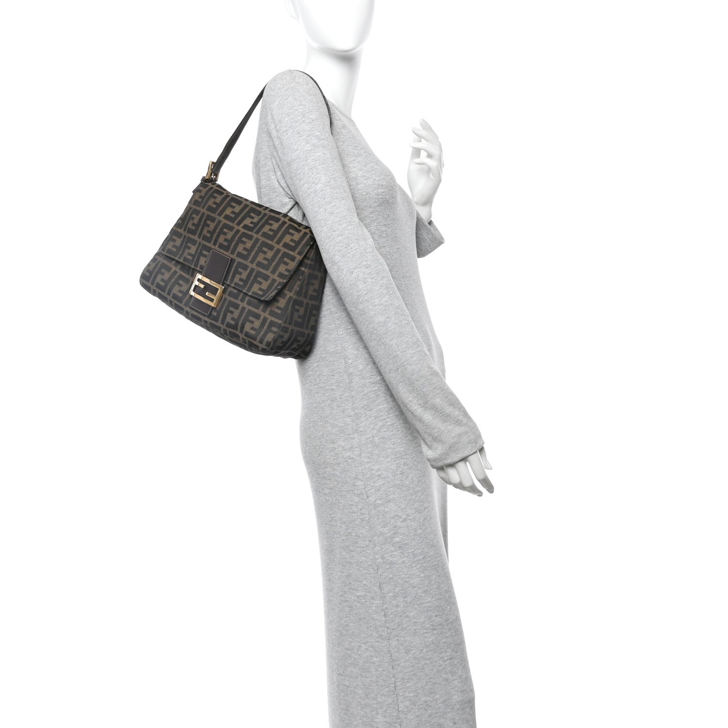 Fendi Zucca Mama Baguette Tobacco 3 of 17