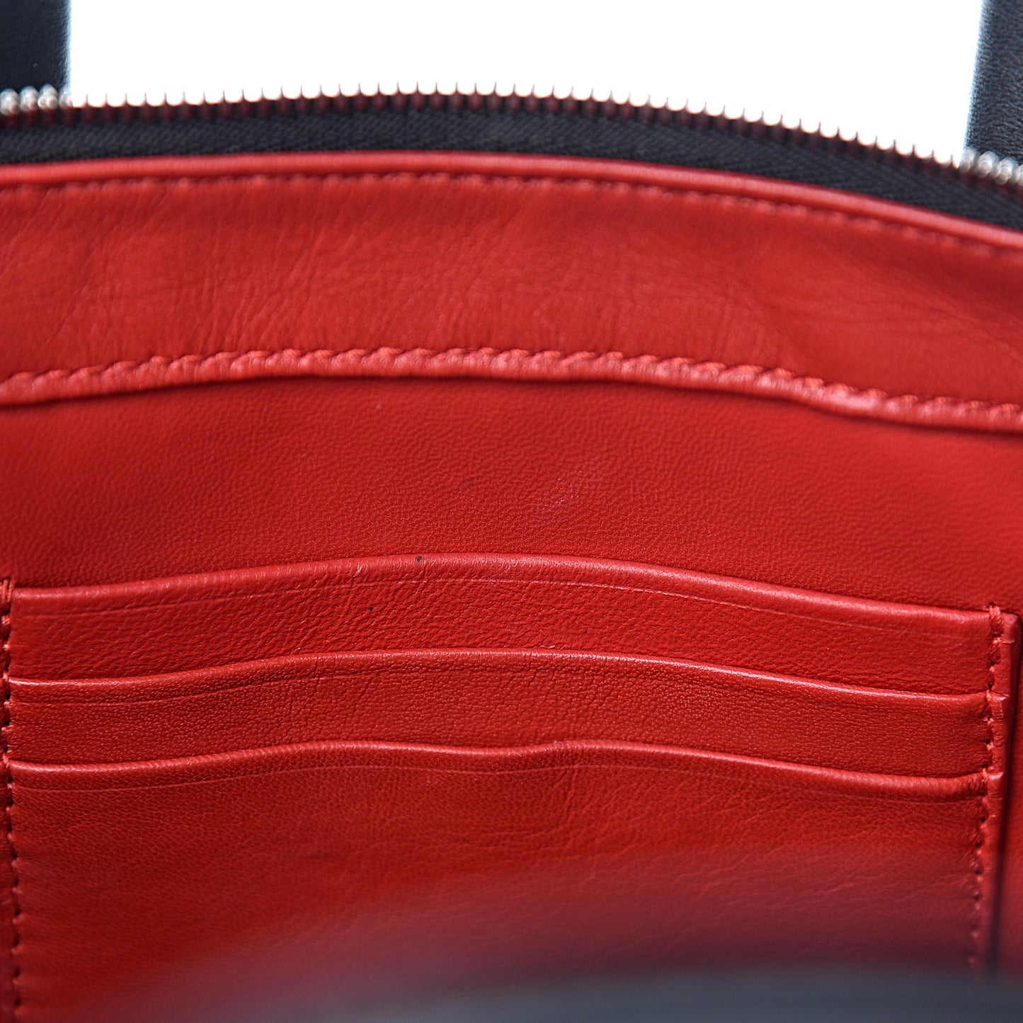 Calfskin XS Triangle Duffle Black