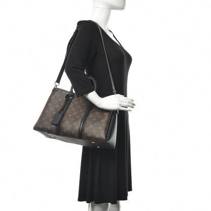 Louis Vuitton Monogram Soufflot MM Black 2 of 9