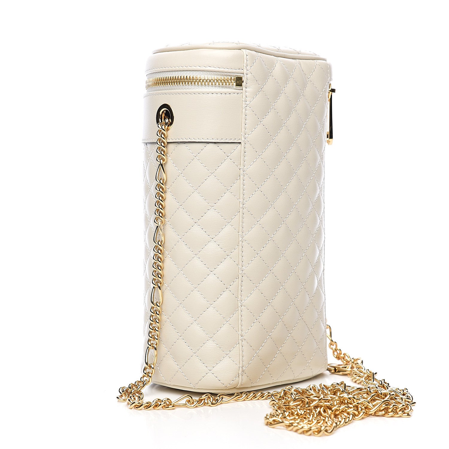 Gucci Calfskin Trapuntata Zumi Belt Bag Off White 2 of 10