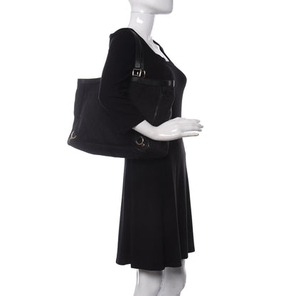 Gucci Monogram Large Abbey Tote Black 2 of 10