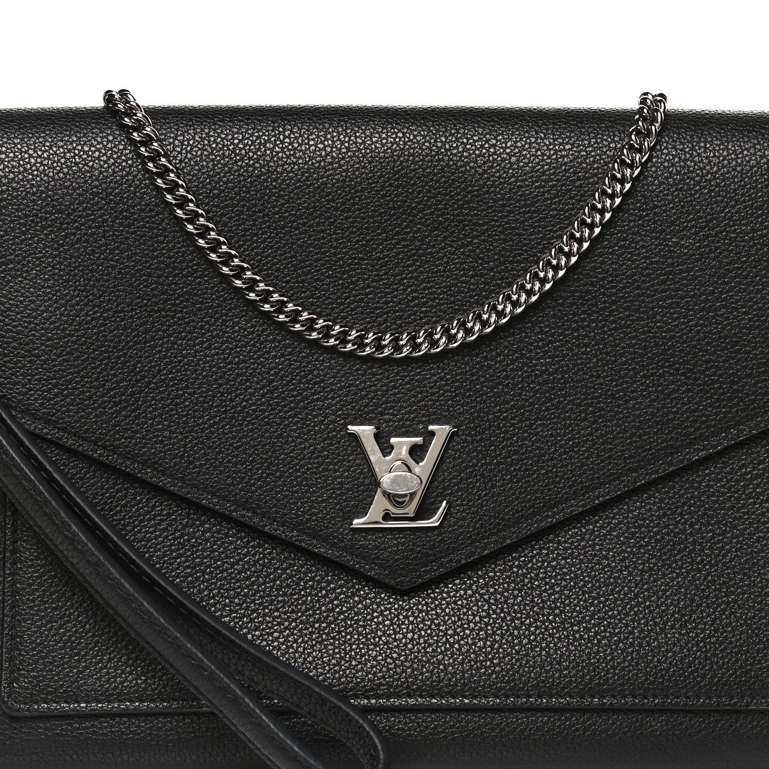 Louis Vuitton Soft Calfskin My Lockme Pochette Black 8 of 12