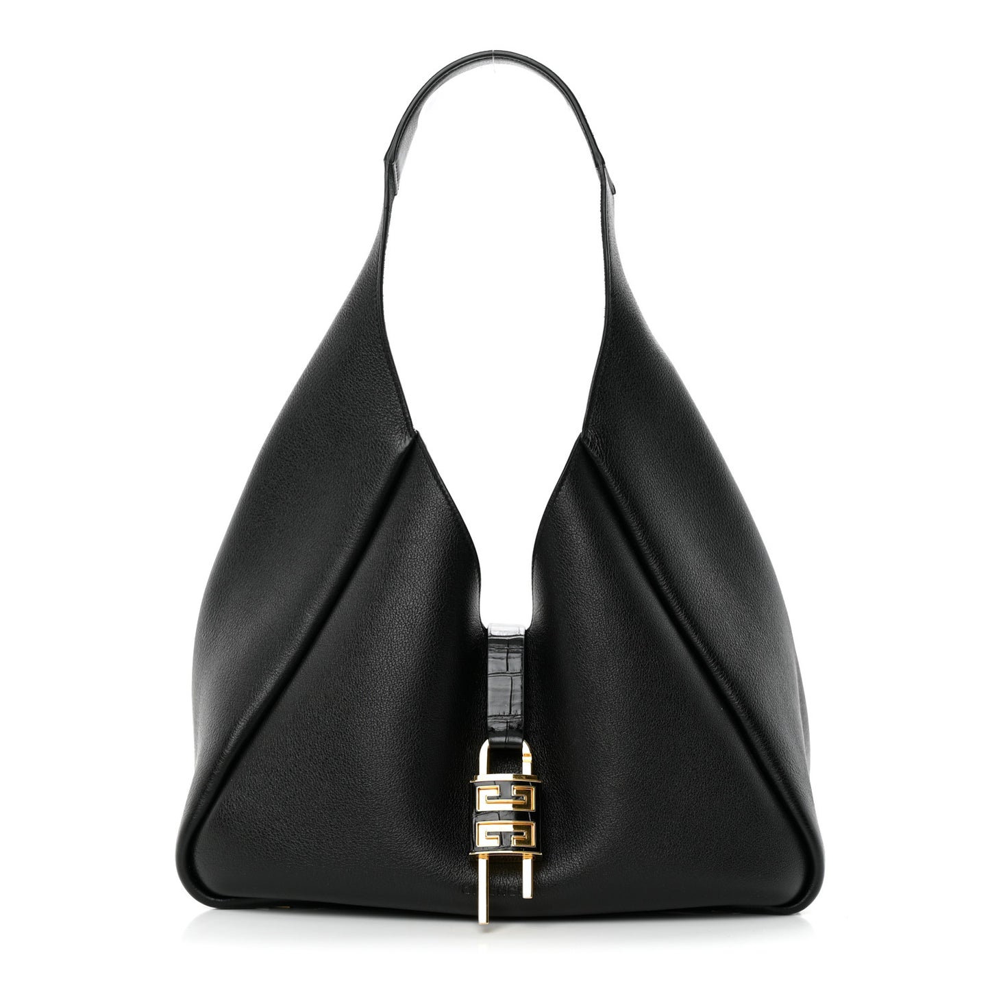 Calfskin Medium G-Lock Hobo Black