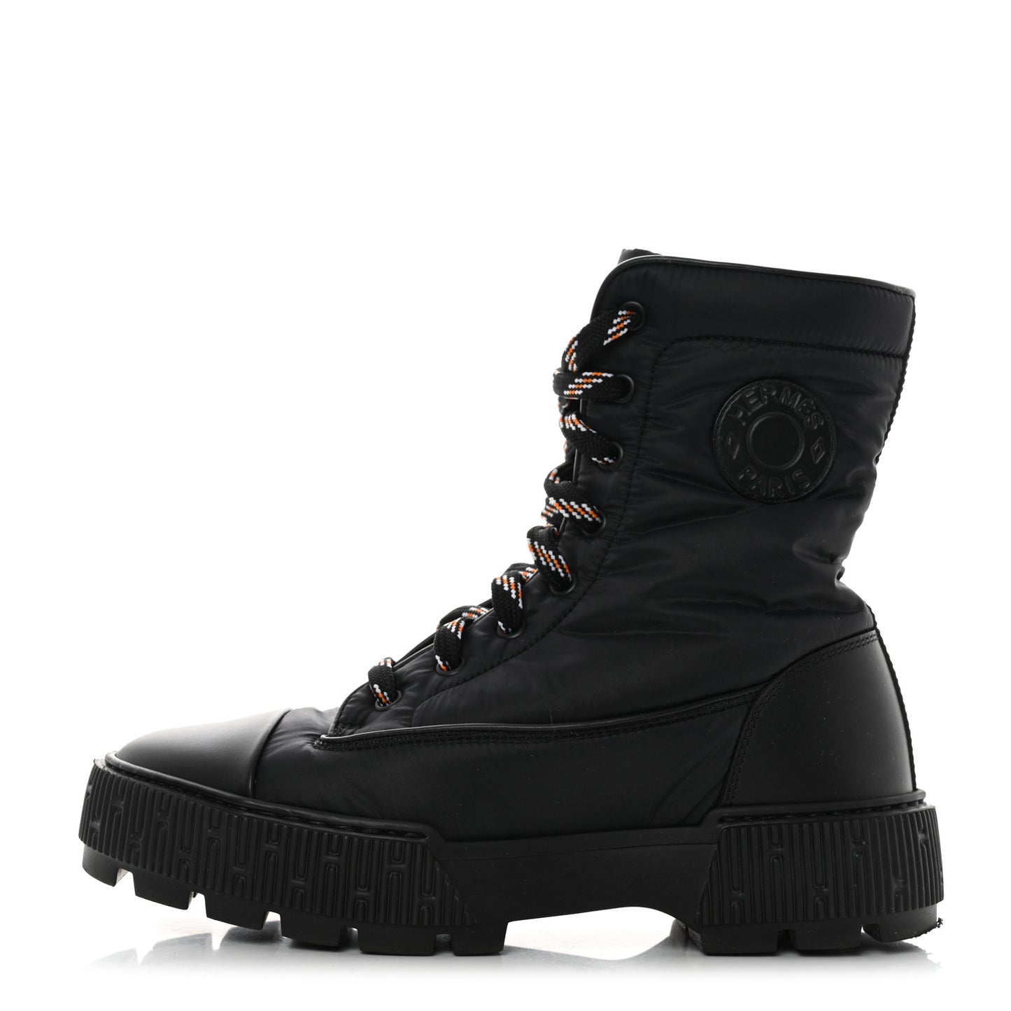 Calfskin Parachute Fresh Ankle Boots 37 Black