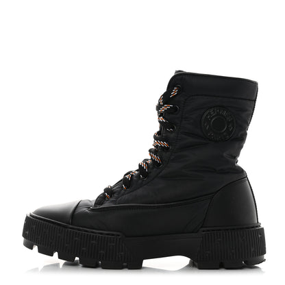 Hermes Calfskin Parachute Fresh Ankle Boots 37 Black 1 of 9
