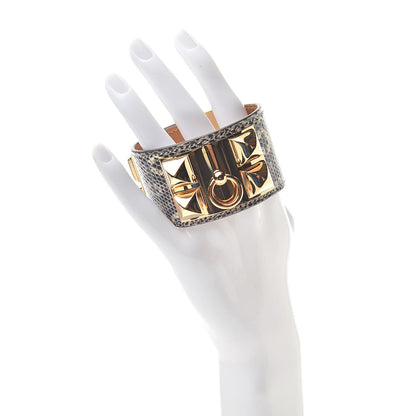 Hermes Lizard Collier De Chien CDC Bracelet T3 Ombre 2 of 8