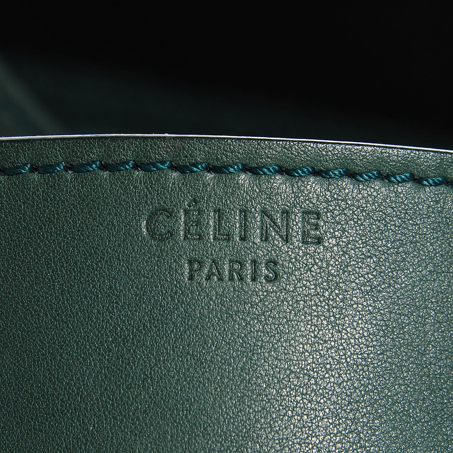 Calfskin Medium Phantom Luggage Emerald Green