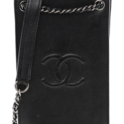 Chanel Calfskin CC Phone Holder Crossbody Black 8 of 12