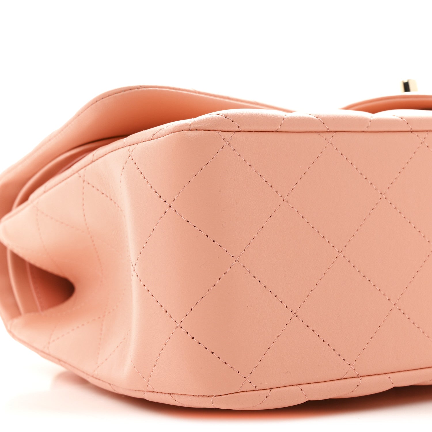 Chanel Lambskin Quilted Jumbo Double Flap Pink 9 of 10