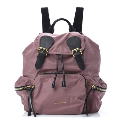 Burberry Nylon Medium Rucksack Backpack Mauve Pink 1 of 11