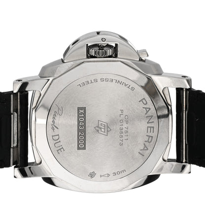 Panerai Stainless Steel Alligator 38mm Luminor Automatic Watch Grey PAM01247 4 of 4
