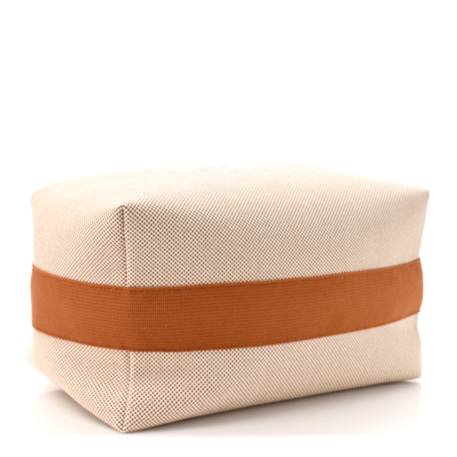 Hermes Canvas Large Bride-A-Brac Cabriole Case Biscuit 4 of 11
