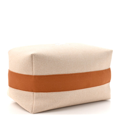 Hermes Canvas Large Bride-A-Brac Cabriole Case Biscuit 4 of 11