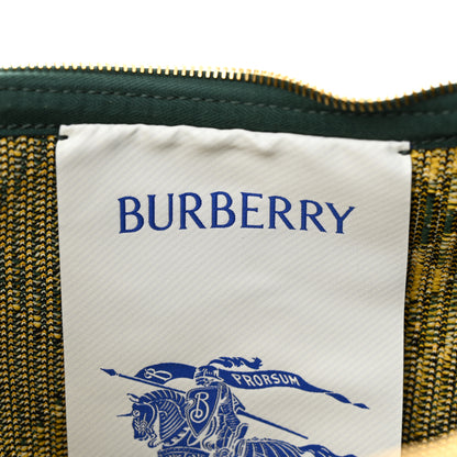 Burberry Canvas Peg Medium Duffle Bag Ivy 5 of 9