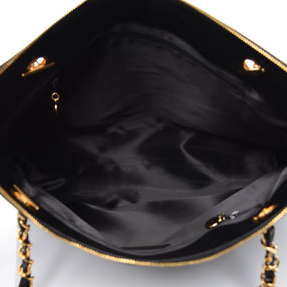 Chanel Caviar Large CC Shoulder Bag Black 5 of 7