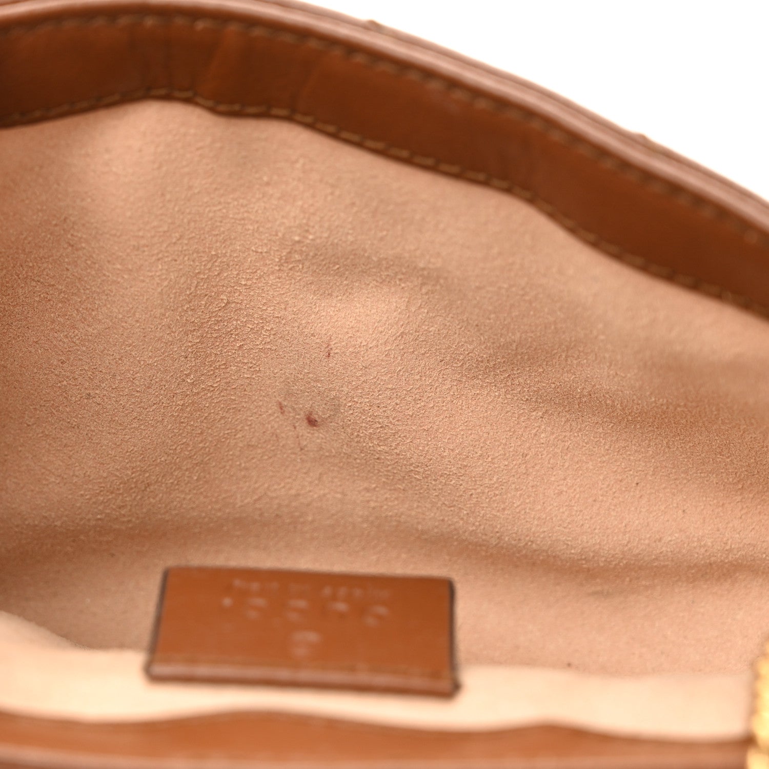 Gucci Azalea Calfskin Matelasse Diagonal Super Mini GG Marmont Shoulder Bag Cuir 8 of 11