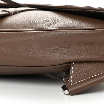 Christian Dior Grained Calfskin Kim Jones Saddle Bag Brown 10 of 13