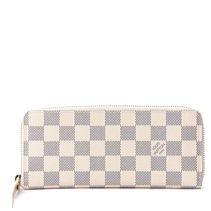 Louis Vuitton Damier Azur Clemence Wallet 1 of 9