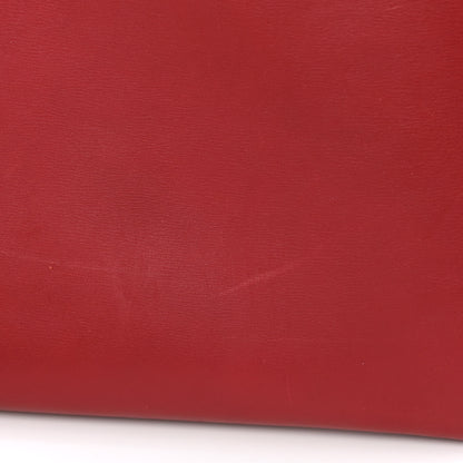 Celine Smooth Calfskin Medium Edge Shoulder Bag Red 13 of 14