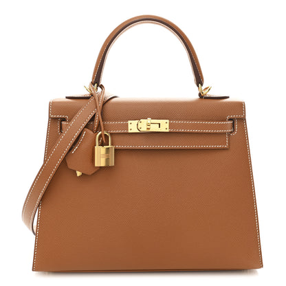 Hermes Epsom Kelly Sellier 25 Gold 1 of 10