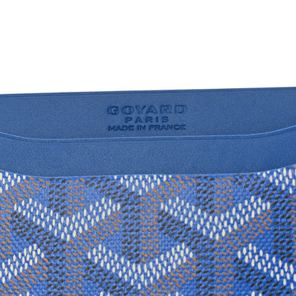 Goyard Goyardine Saint Sulpice Card Holder Sky Blue 6 of 9