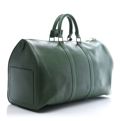 Louis Vuitton Epi Keepall 45 Borneo 2 of 15