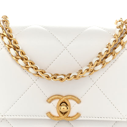 Chanel Caviar Quilted Mini CC You Flap White 8 of 10