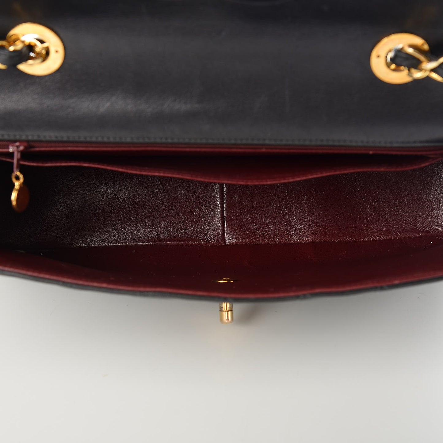 Lambskin Quilted XL Jumbo Single Flap Black