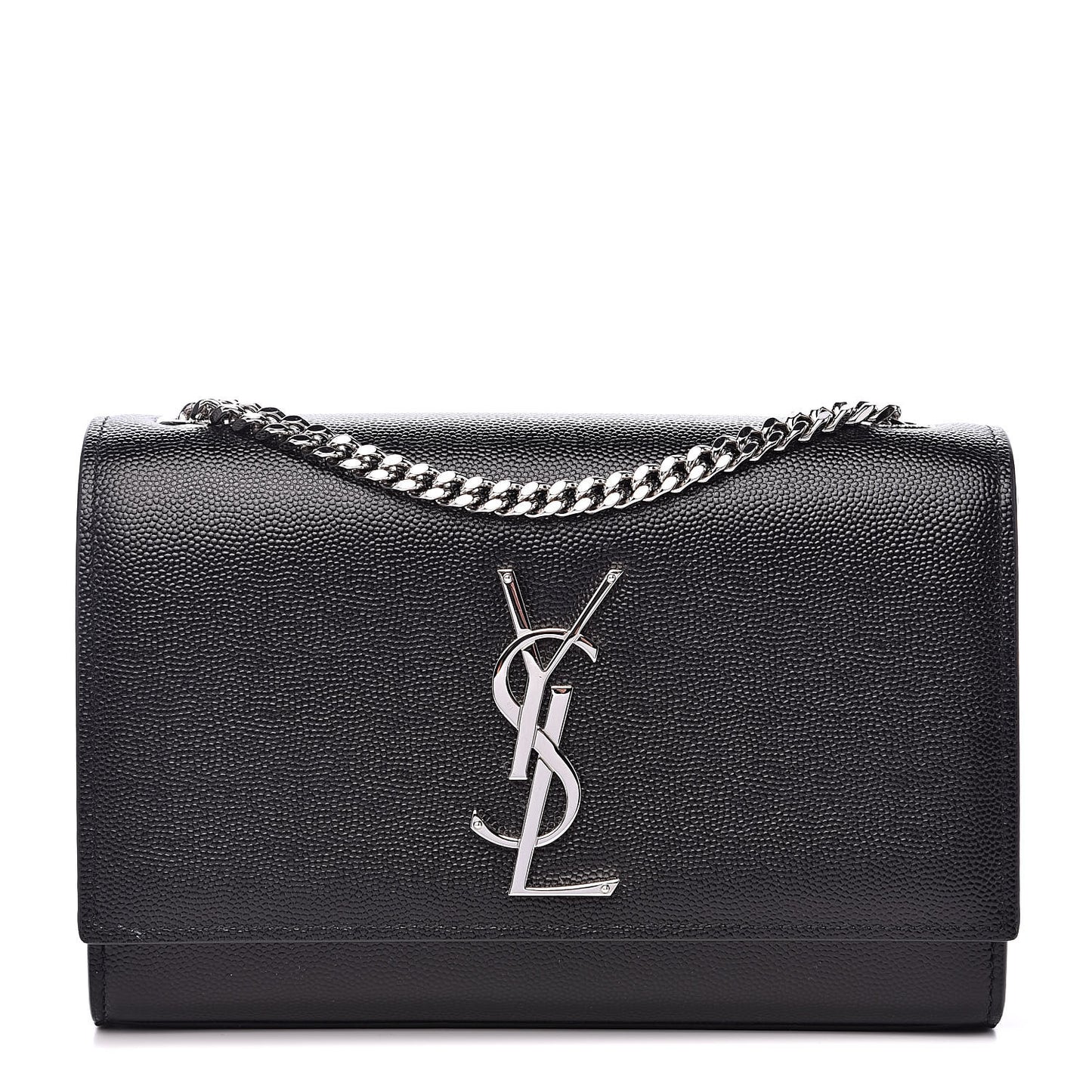 Grain De Poudre Small Monogram Kate Satchel Black