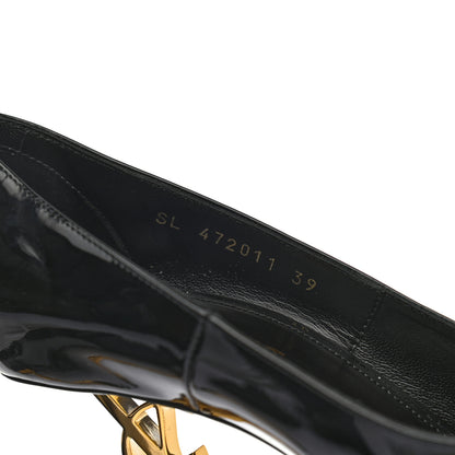 Saint Laurent Patent Opyum 110 Pumps 39 Black Gold 8 of 8
