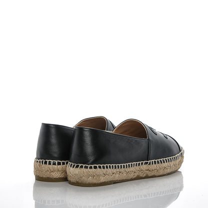 Chanel Lambskin CC Espadrilles 39 Black 4 of 7
