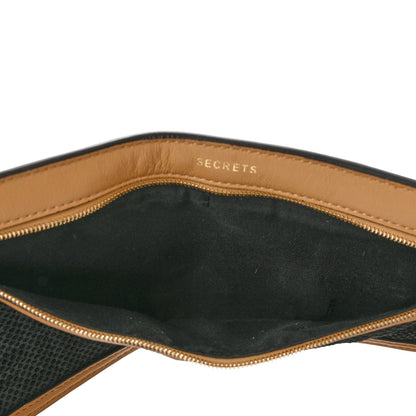 Fendi Vitello Grace Matte 3 Pocket Belt Pouch Miele Scuro 4 of 9