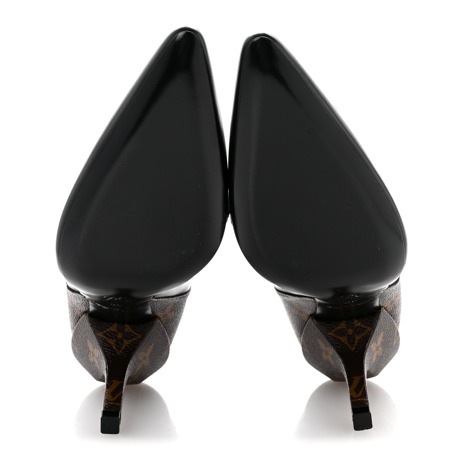 Louis Vuitton Calfskin Monogram Janet Ankle Boots 38 Black 6 of 11