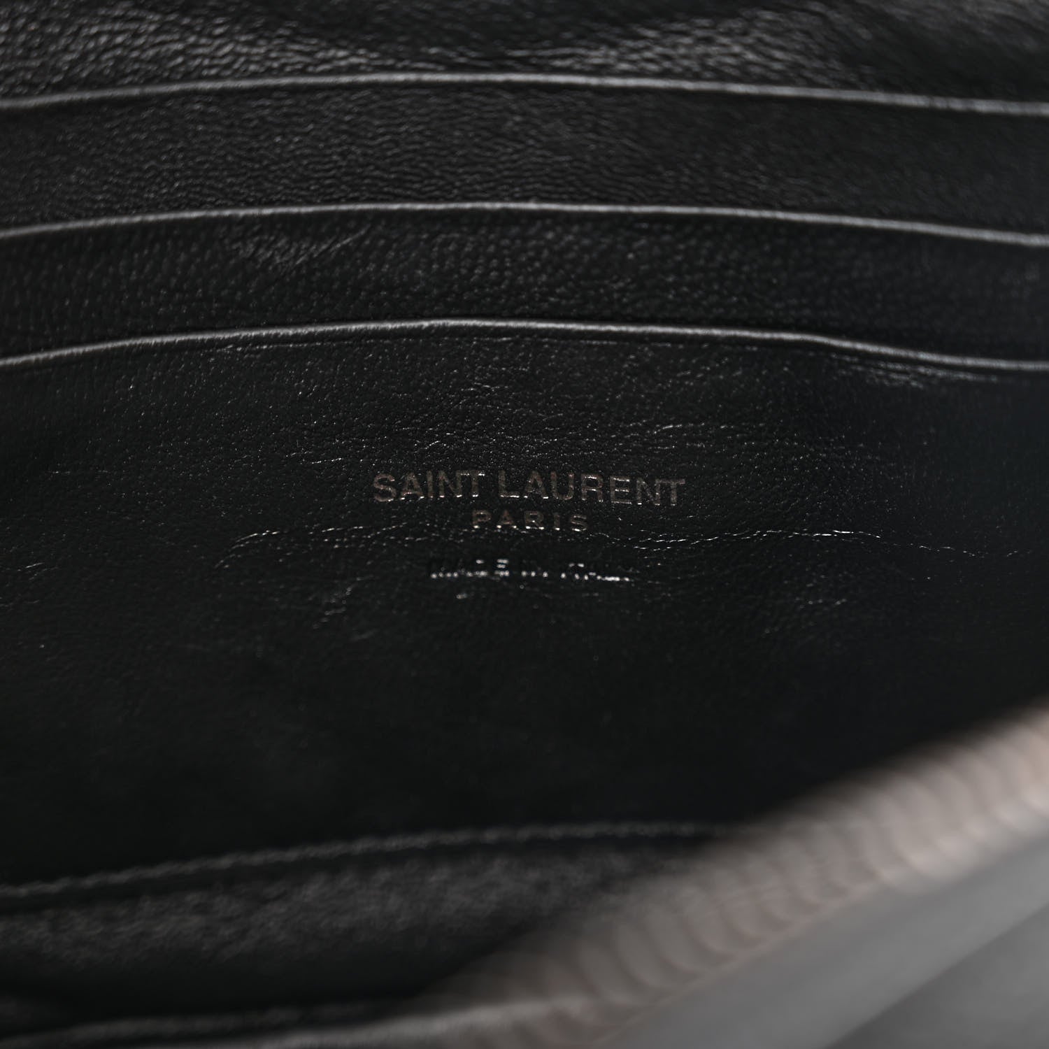 Saint Laurent Grain De Poudre Matelasse Monochrome Monogram Mini Lou Camera Bag Black 6 of 12