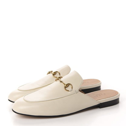 Gucci Malaga Kid Womens Princetown Slippers 39.5 Mystic White 3 of 10