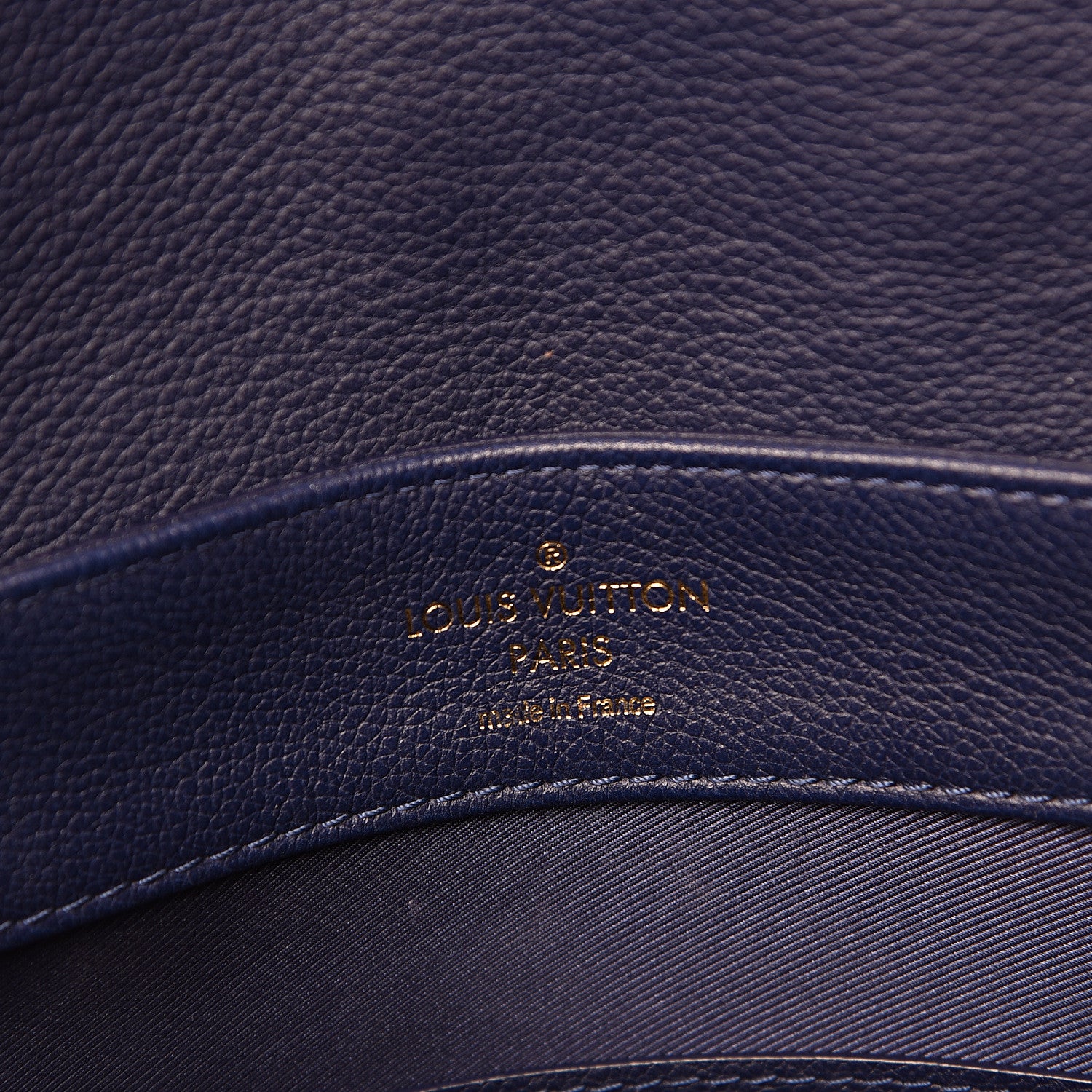 Louis Vuitton Calfskin Lockme PM Iris 6 of 9
