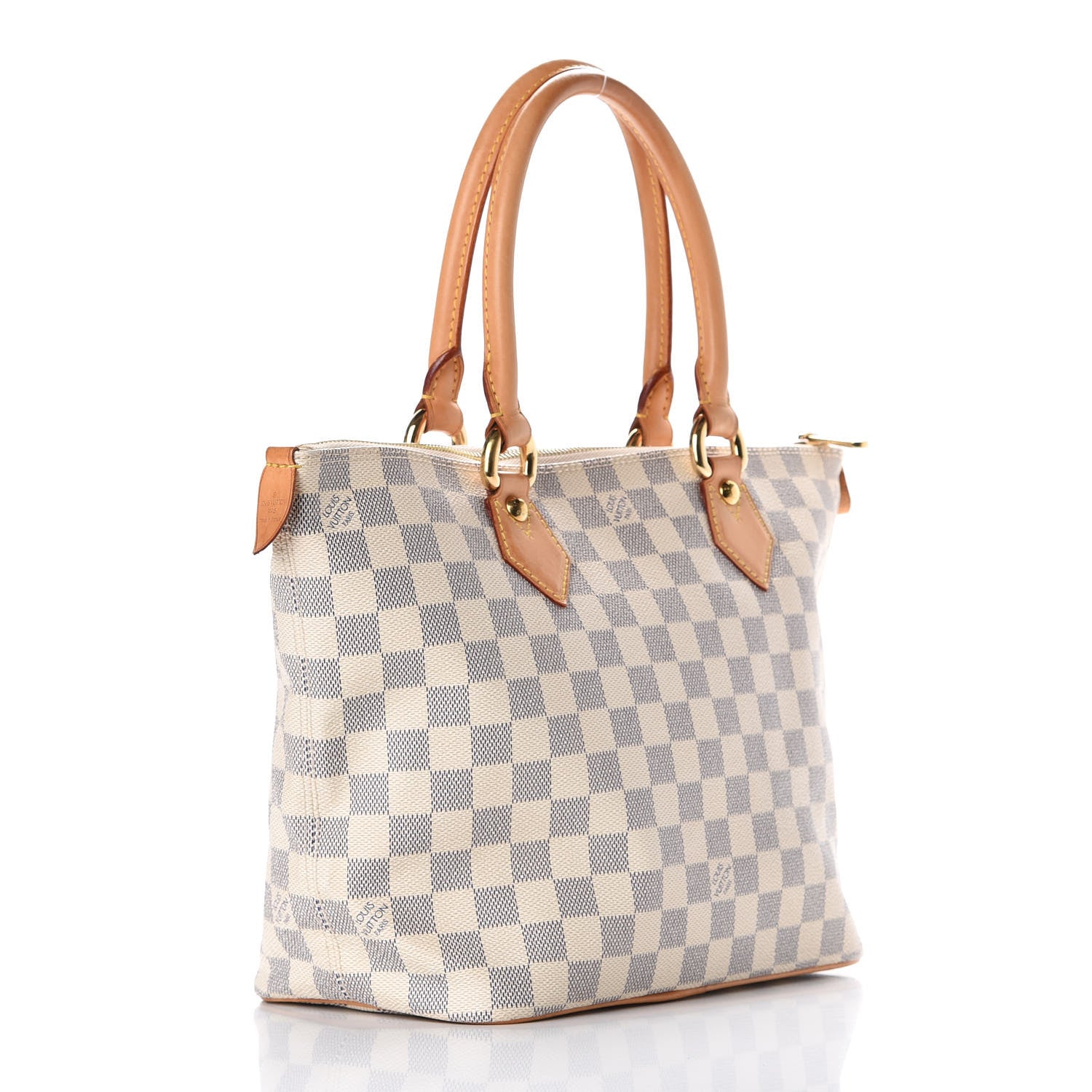 Louis Vuitton Damier Azur Saleya PM 2 of 9