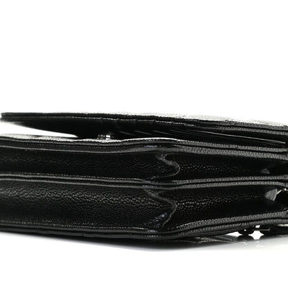 Chanel Caviar Quilted Mini Wallet On Chain WOC Black 7 of 12