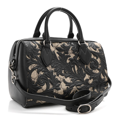 Gucci GG Supreme Monogram Arabesque Small Boston Black 4 of 15