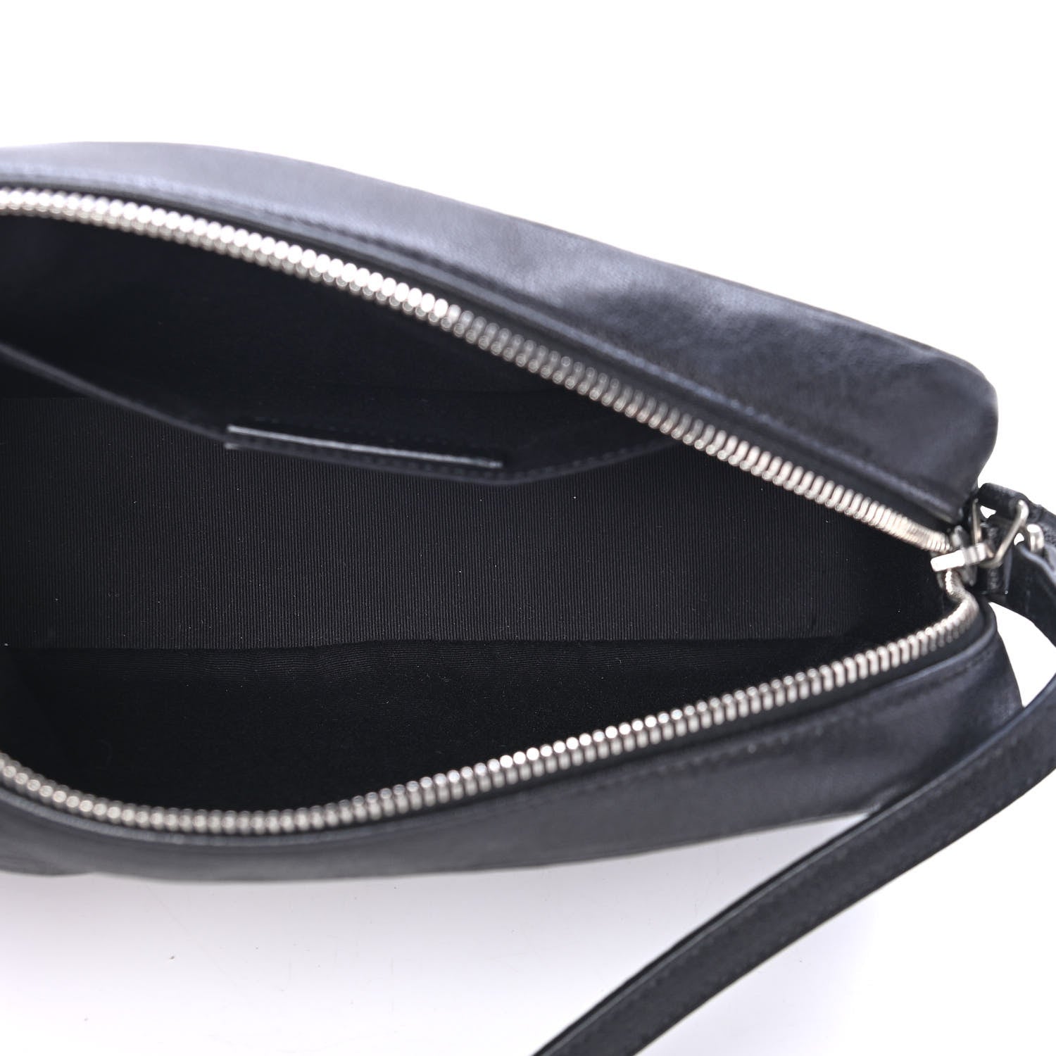 Saint Laurent Lambskin Monogram Small Lou Camera Bag Black 4 of 4