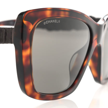 Chanel Acetate Calfskin Square Sunglasses 5476-Q Tortoise 8 of 9