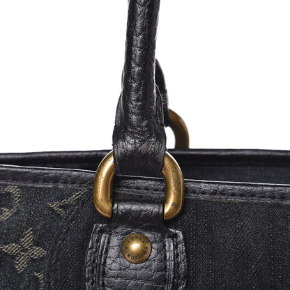 Louis Vuitton Denim Neo Cabby MM Black 10 of 10