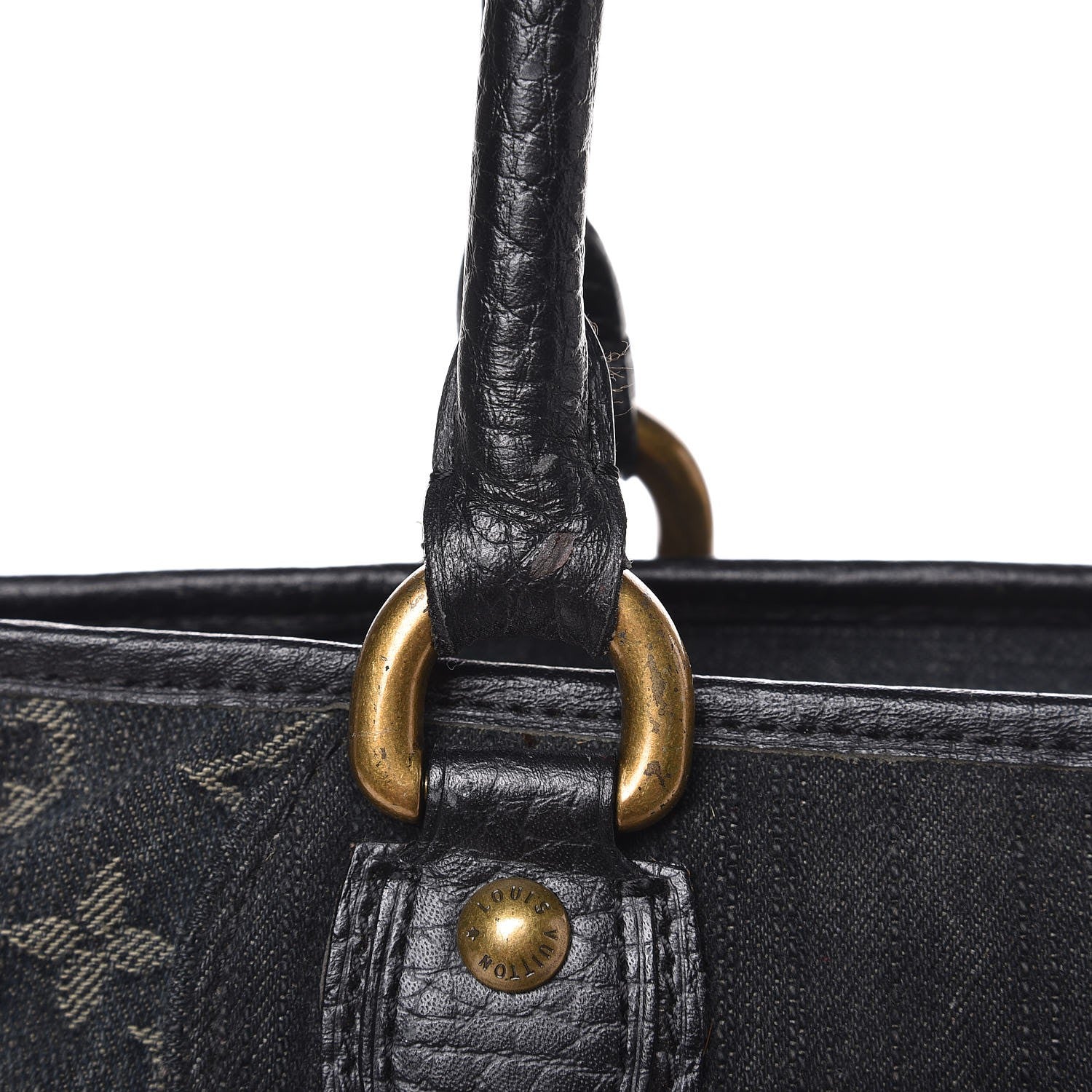 Louis Vuitton Denim Neo Cabby MM Black 10 of 10