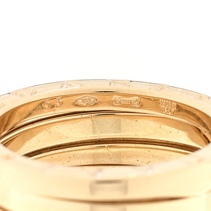 Bulgari 18K Yellow Gold B.Zero1 Three-Band Ring 53 6.25 4 of 4
