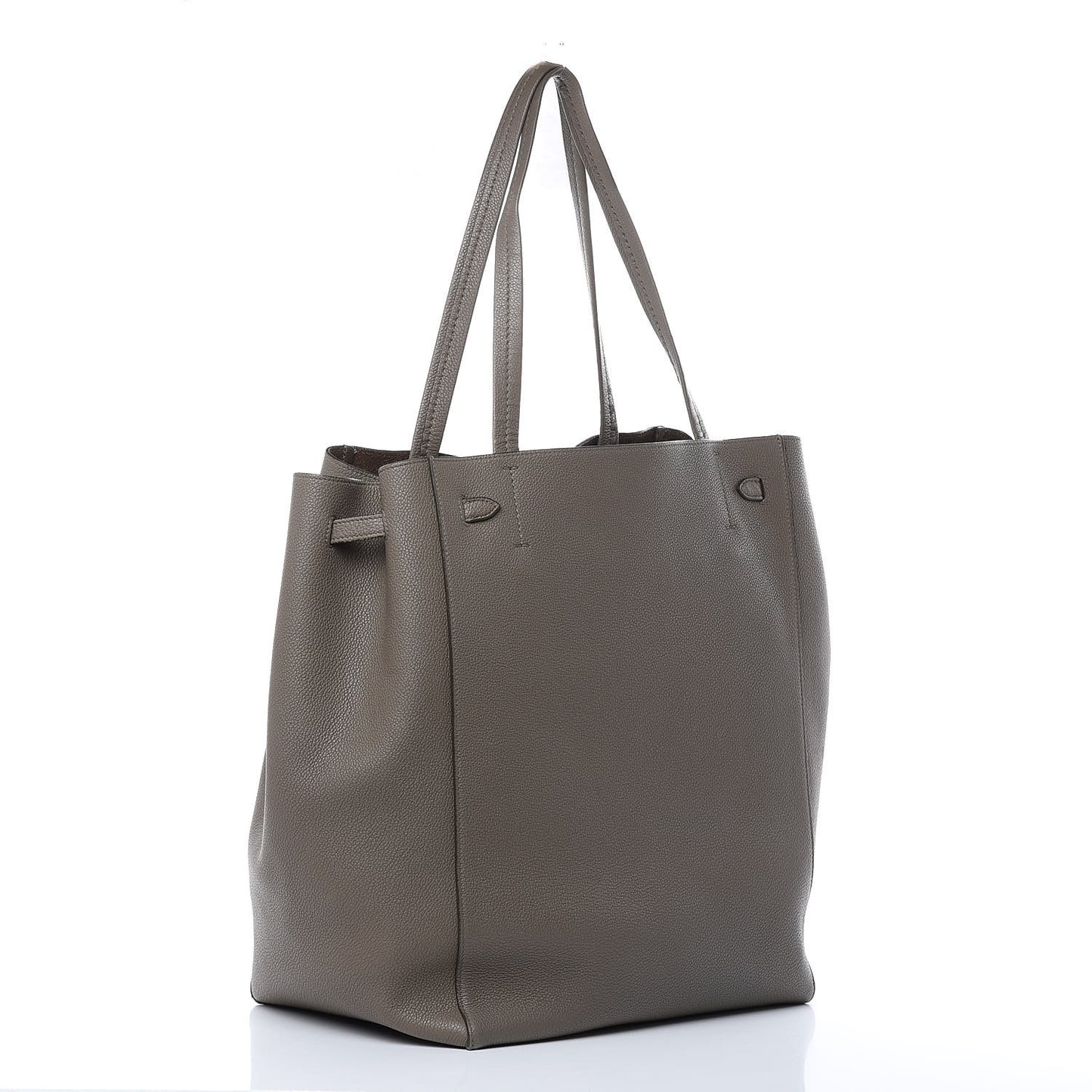 Soft Grained Calfskin Medium Belt Cabas Phantom Taupe